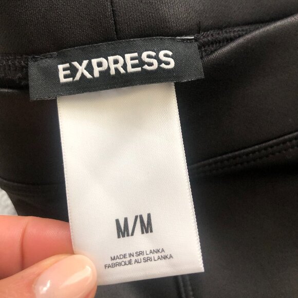 Express Faux Leather Ankle Leggings - Picture 12 of 13
